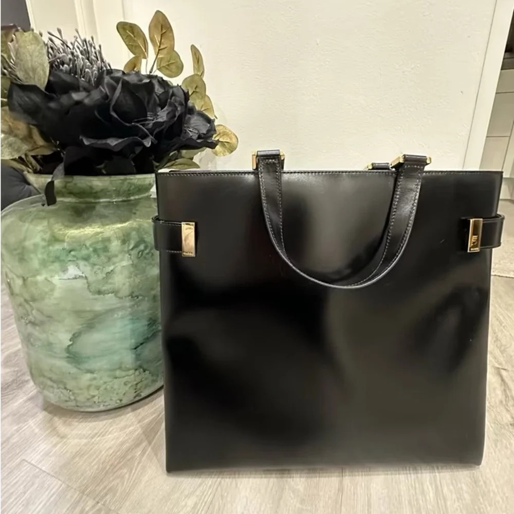 GUCCI TOM FORD Large Leather Snap Bag - Vintage - Picture 7 of 10